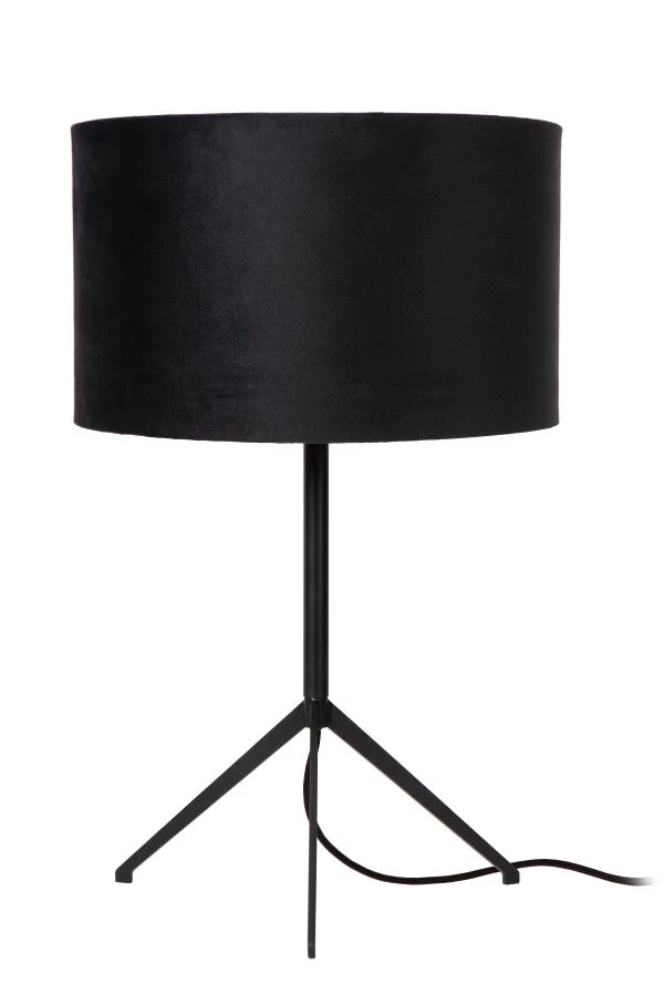 Lucide TONDO - Table lamp - Ø 30 cm - 1xE27 - Black - turned off